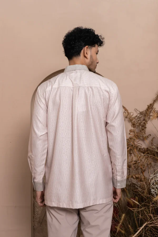 Bentalaya Long Shirt Men Clary Sage