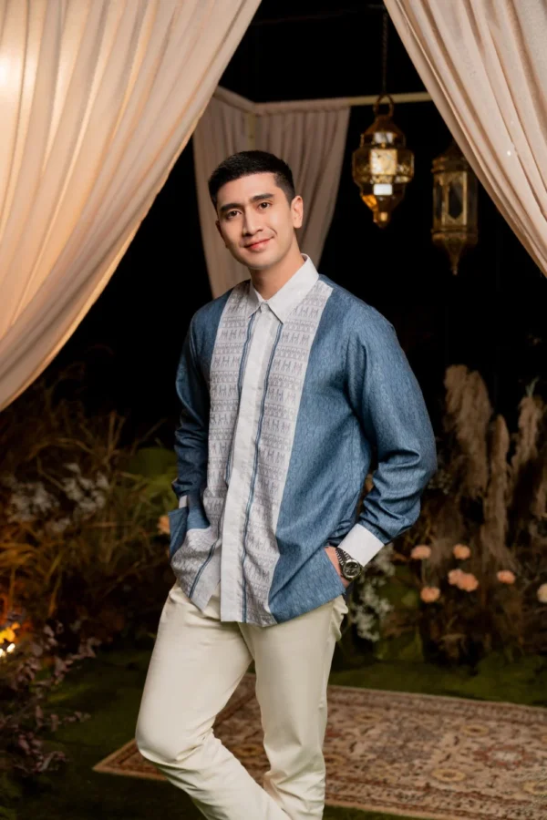 Bentalaya Long Shirt Men Moon Fox