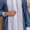 Bentalaya Long Shirt Men Moon Fox