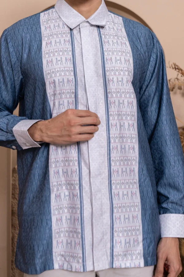 Bentalaya Long Shirt Men Moon Fox