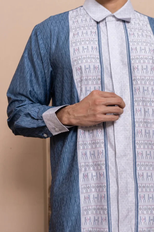 Bentalaya Long Shirt Men Moon Fox