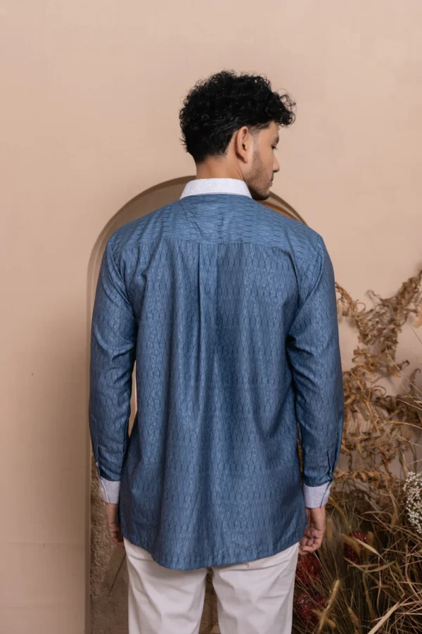 Bentalaya Long Shirt Men Moon Fox