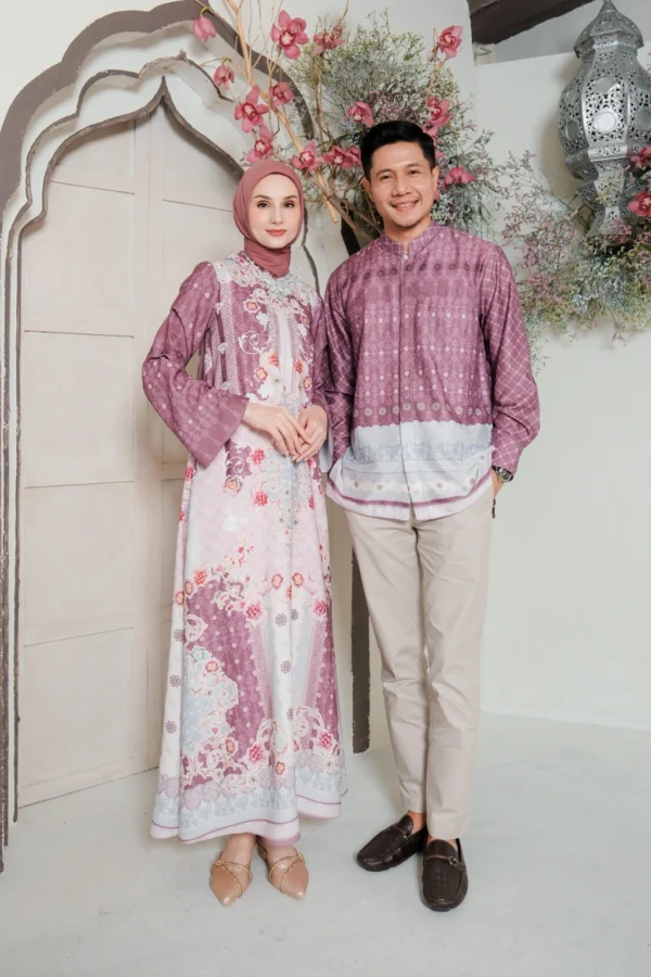 Raudhah Dress in Mulberry