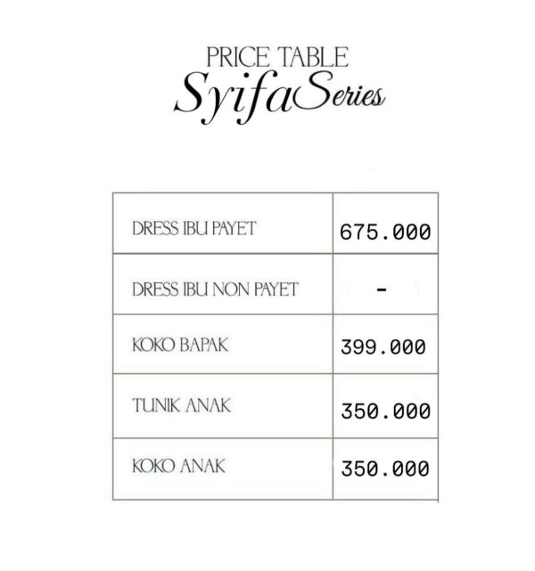 Syifa Series Vanillahijab - Bruneda