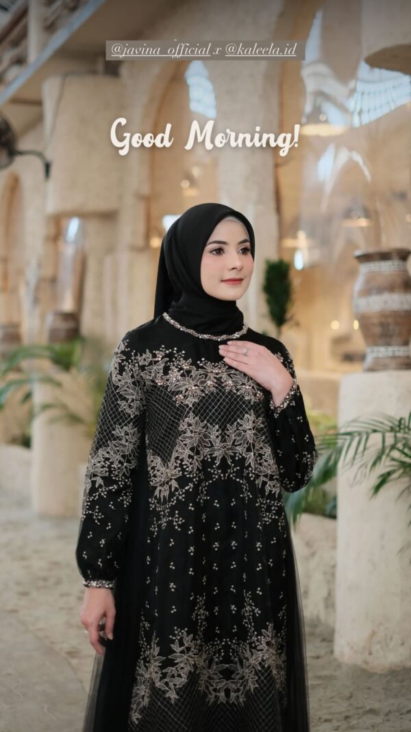 Mecca Embroidery luxury dress Javina X Kaleela.id🤍